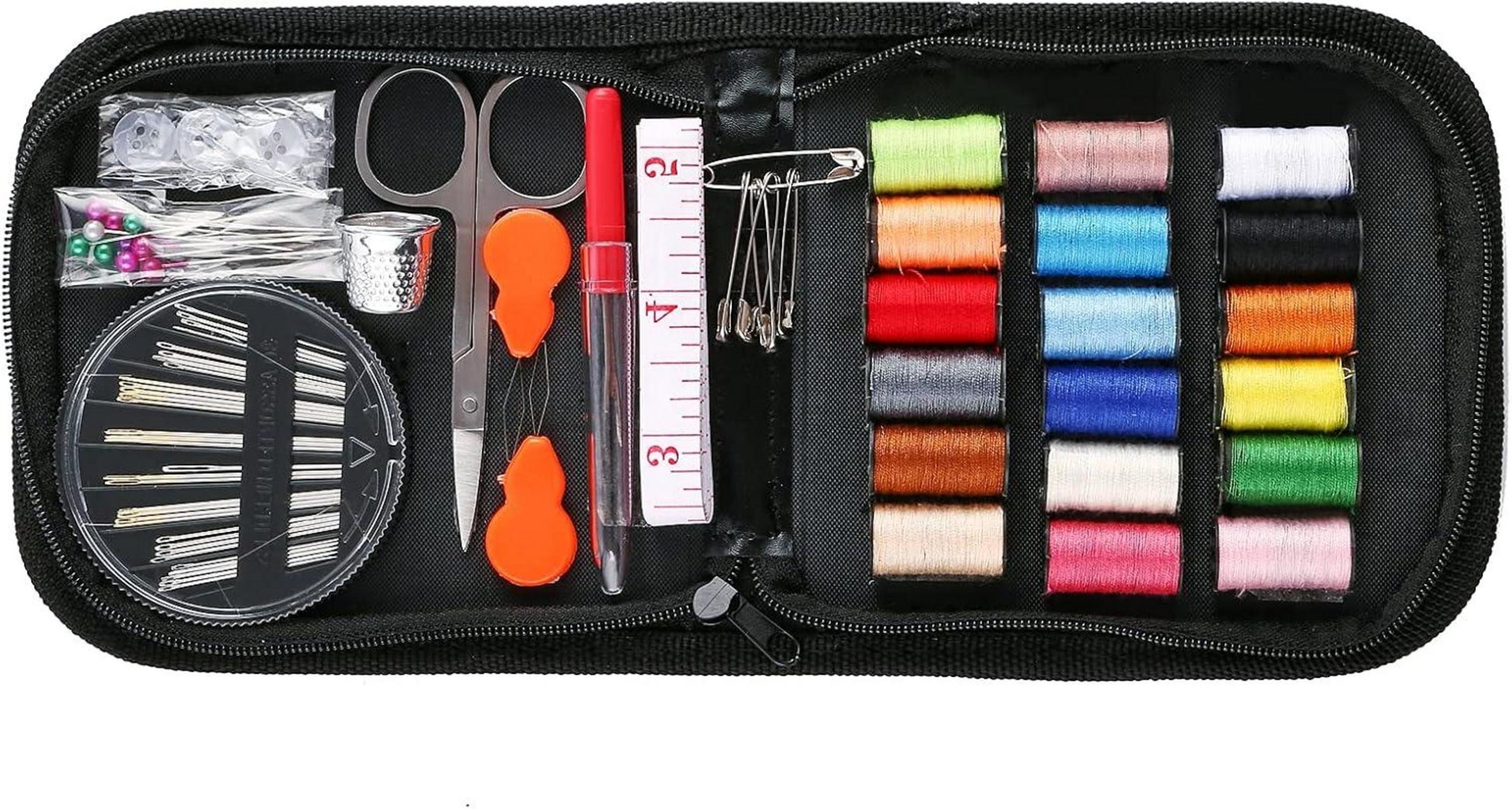 Handnähset 70-teilig Premium Mini für Reise und Zuhause