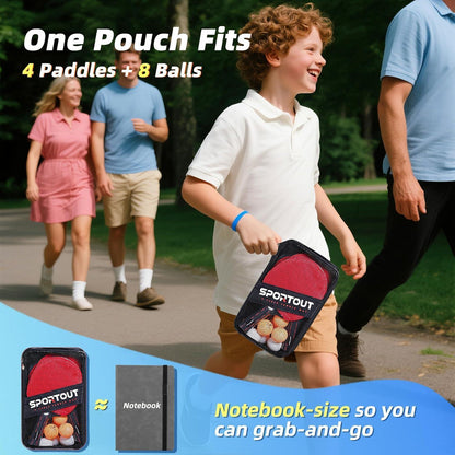 Tischtennisschläger Set Tischtennis Set Schläger Tasche