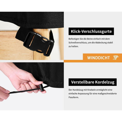 Dokon 2 Sitzer Gartenbank Abdeckung - Wasserdicht 600D