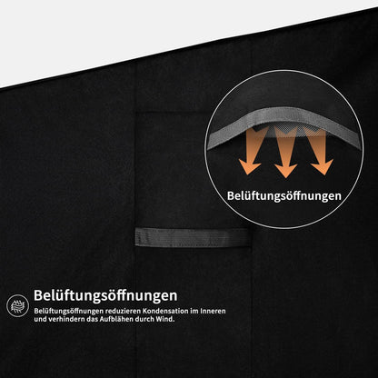 Dokon 2 Sitzer Gartenbank Abdeckung - Wasserdicht 600D