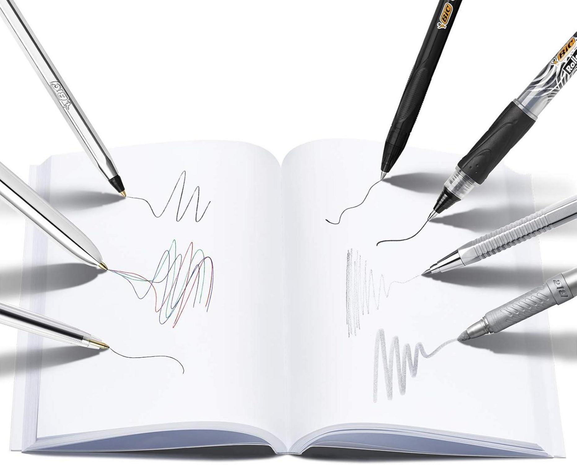 BIC Silver Line Schreibset 8-teilig inkl. Metallic Marker & Gelroller