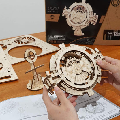 Perpetual Calendar 3D Holzbausatz Mechanisches Modell Kit