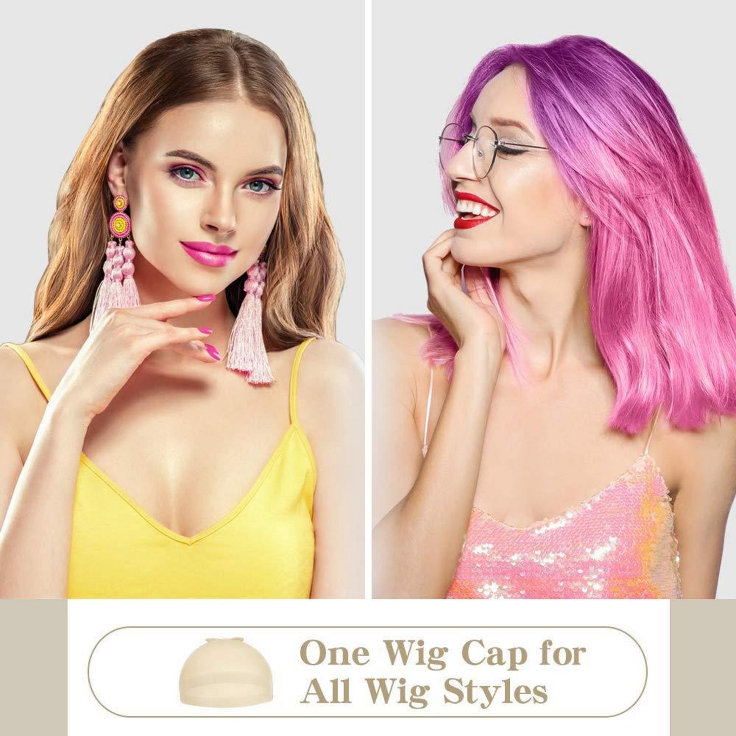 Perücken Haarnetz Hautfarben Perückennetz 12 Stücke Wig Cap