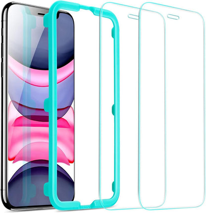 ESR Panzerglas iPhone 11 XR Schutzfolie Face-ID Display 2er Pack