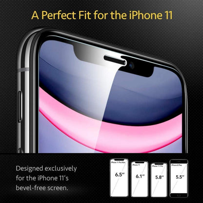 ESR Panzerglas iPhone 11 XR Schutzfolie Face-ID Display 2er Pack