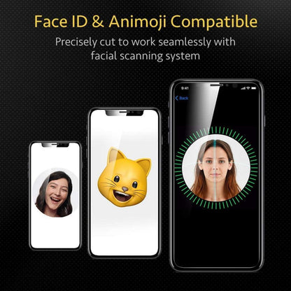 ESR Panzerglas iPhone 11 XR Face-ID Displayschutzfolie 2 Stück