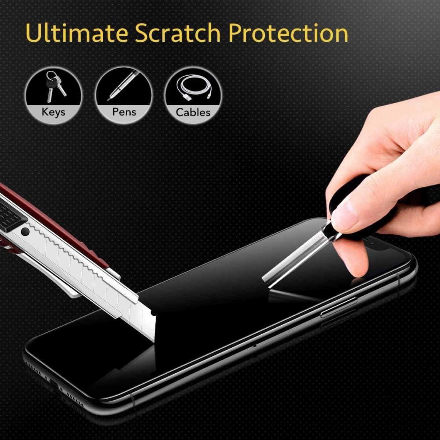ESR Panzerglas Displayschutz iPhone 11 XR Face-ID Hülle 2er Set