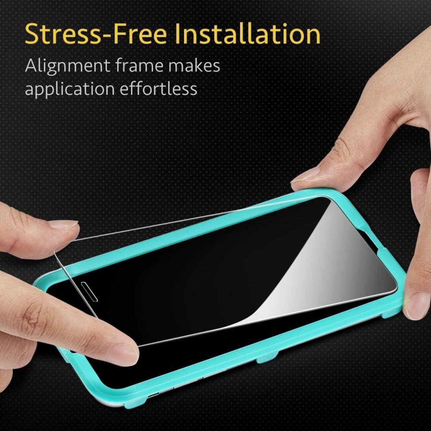 ESR Panzerglas iPhone 11 XR Face-ID Displayschutzfolie 2 Stück