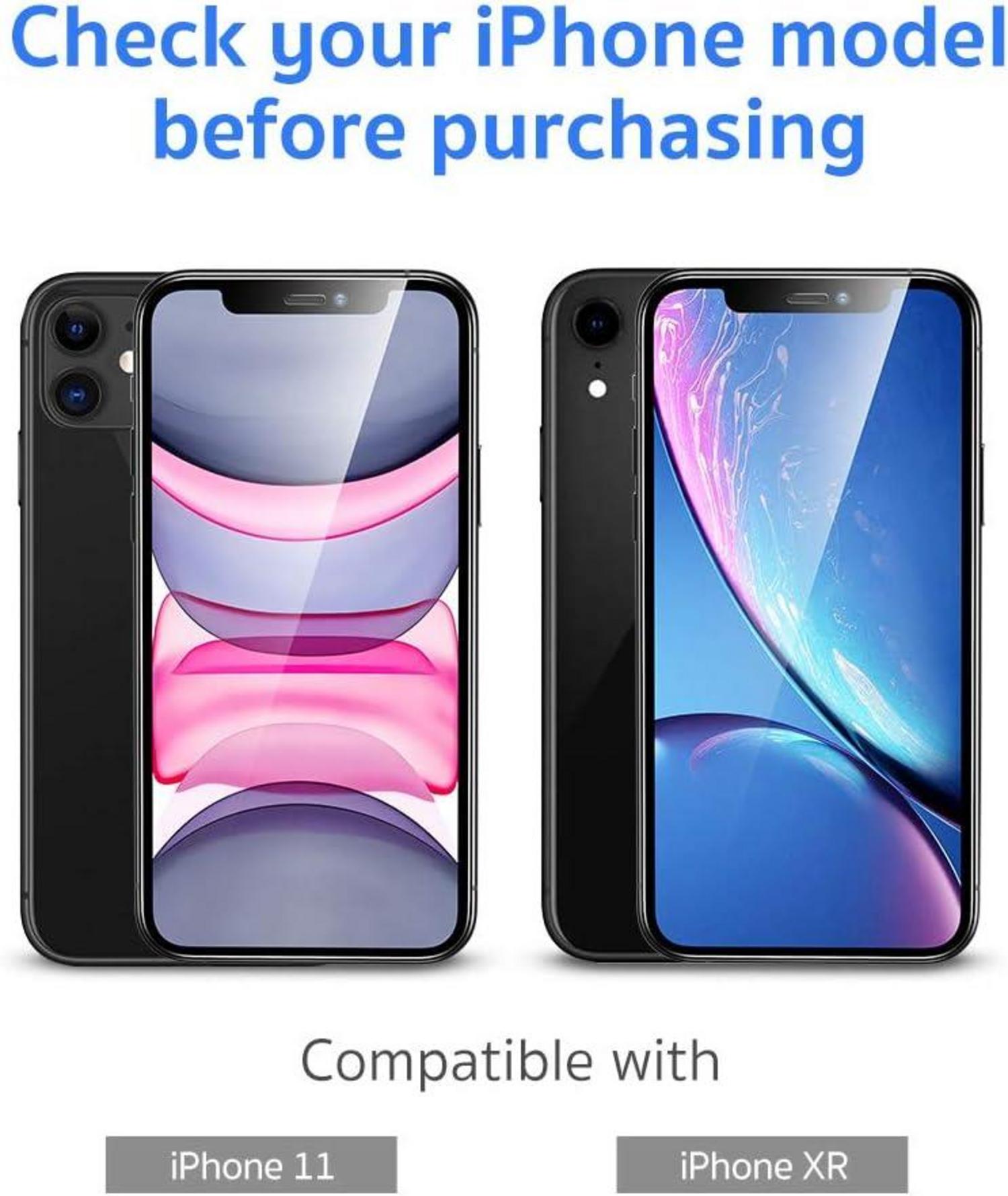 ESR Panzerglas Full-Screen Schutzfolie für iPhone 11/XR [2