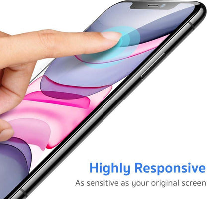 ESR Panzerglas Schutzfolie iPhone 11 XR [2 Stück] Montagerahmen & 3D-Kanten