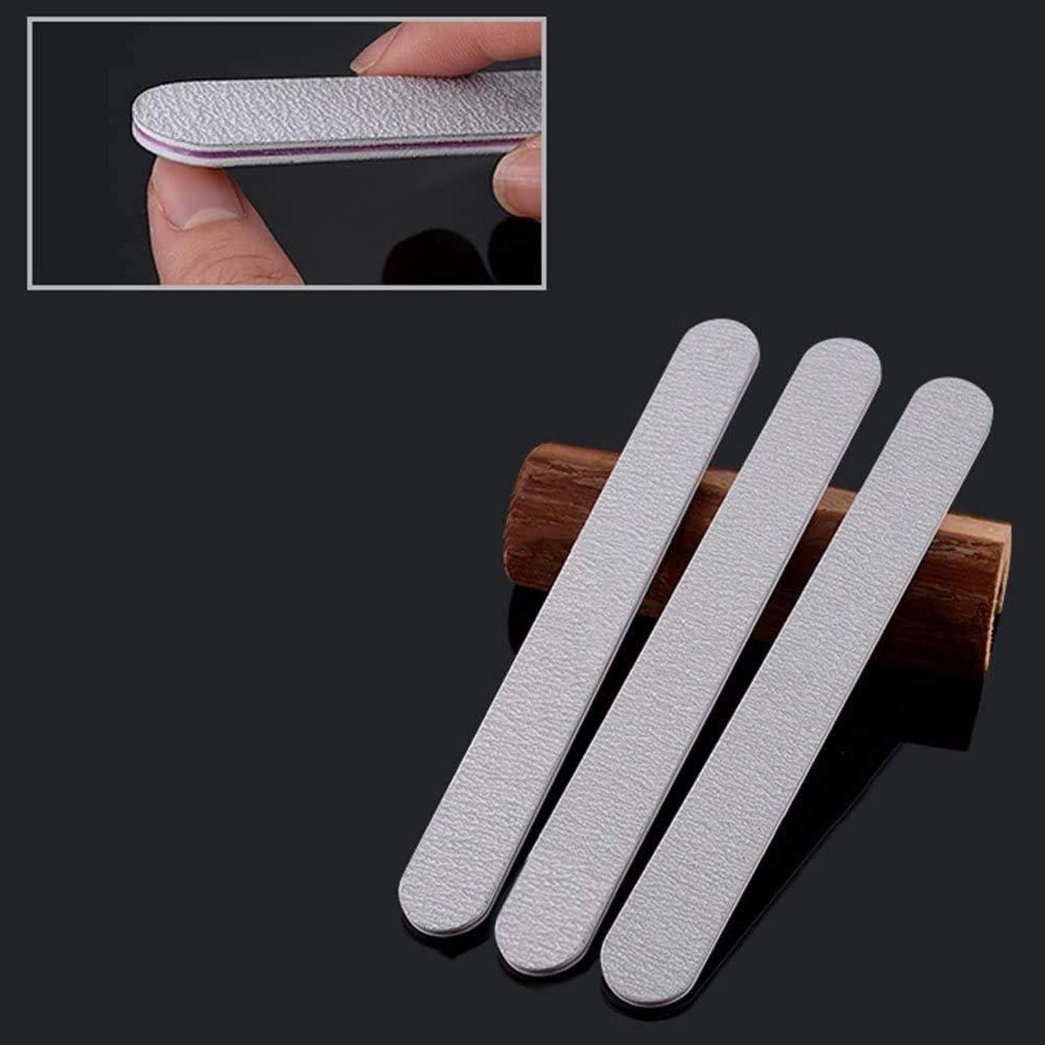 Profi Nagelfeile 100/180 Körnung 25er Pack weiß-Siliziumcarbid