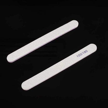 Profi Nagelfeile weiß 100/180 Körnung 25er Pack professionell-Qualität