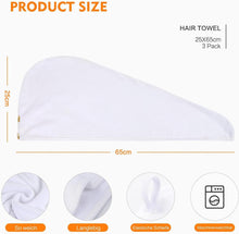 Turban Handtuch Mikrofaser Haarturban schnelltrocknend