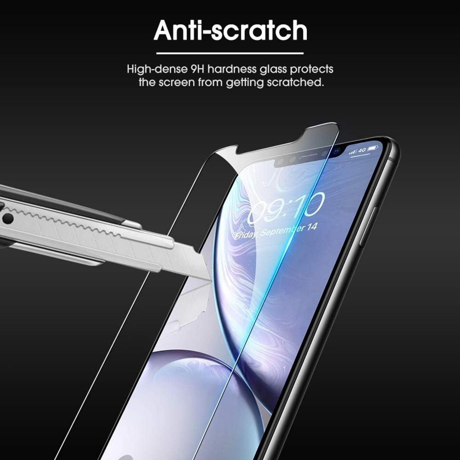 Schutzfolie für iPhone 11/XR 6,1 Zoll, 9H