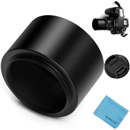 72mm Metall Tele Gegenlichtblende für Kamera Canon Nikon