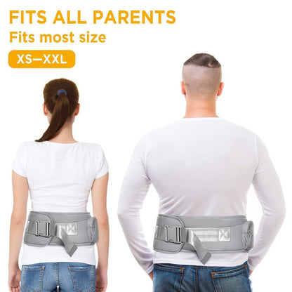 GAGAKU Baby Hüftsitz Leichte Taille Hocker Grau 0-36 Monate