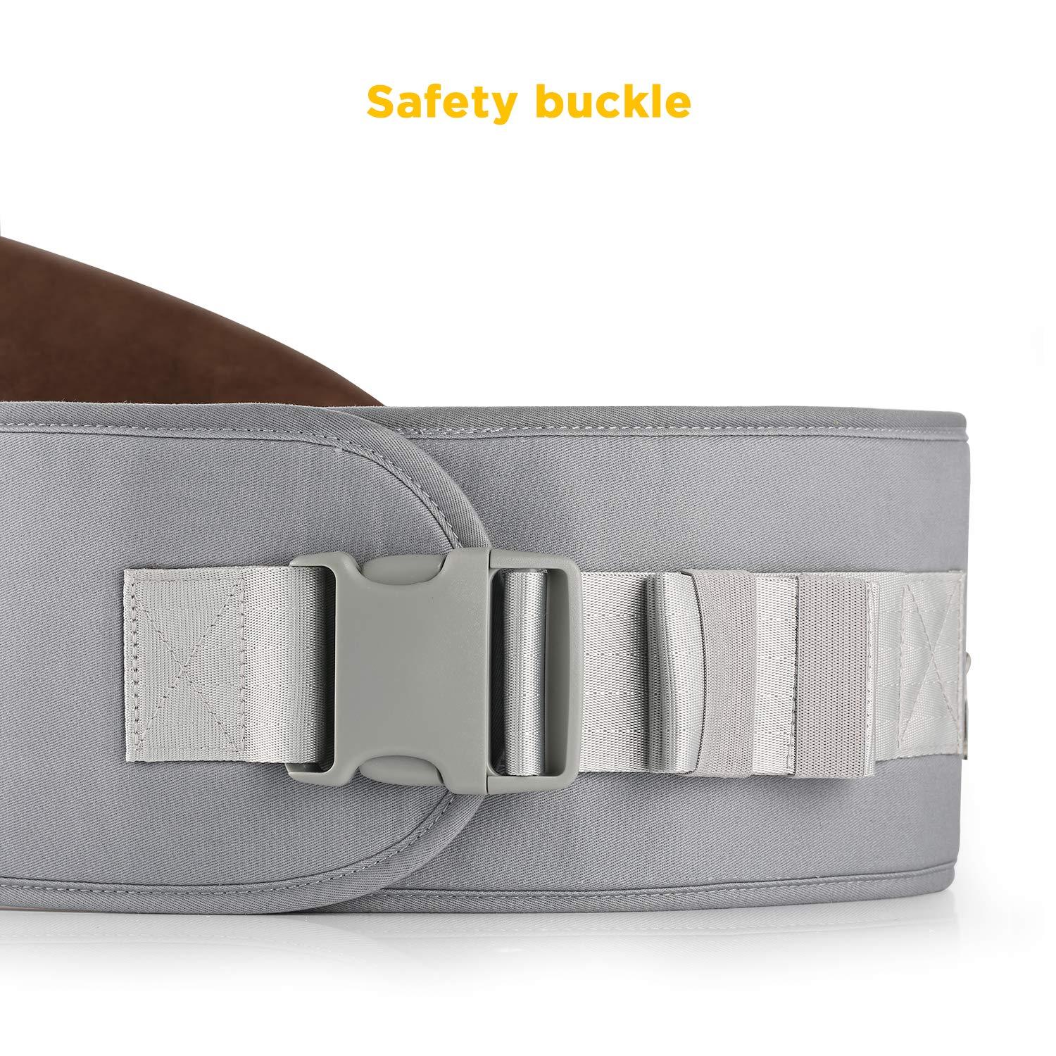 Baby Hüftsitz Taille Hocker 4 Tragepositionen 0-36 Monate Grau EPP