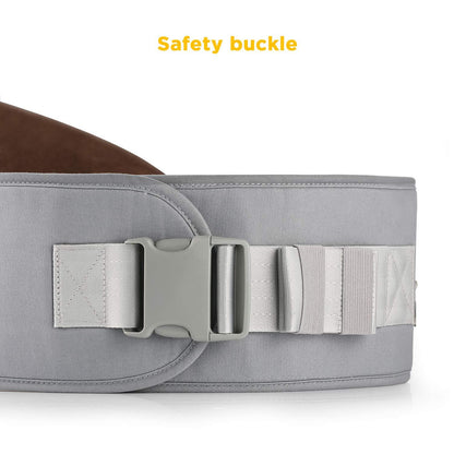 Baby Hüftsitz Taille Hocker 4 Tragepositionen 0-36 Monate Grau EPP