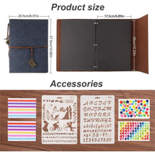 Scrapbook Fotoalbum Blau Leder Selbstgestalten 60 Schwarze