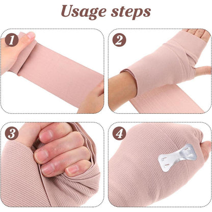 Healifty Elastischer Kompressionsverband mit Metallclips, 4