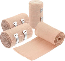 Elastische Medizinische Kompressionsrolle mit Metallclips, 4 Stück