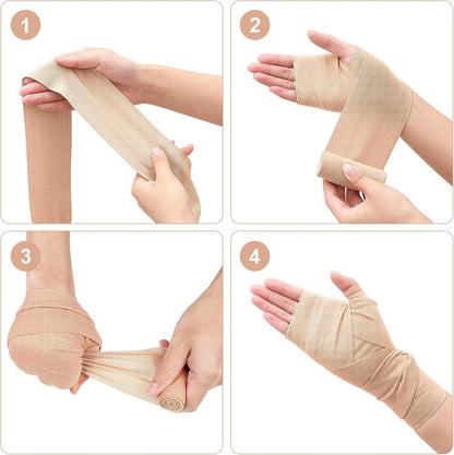 Healifty Elastischer Kompressionsverband mit Metallclips, 4