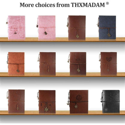 ThxMadam Fotoalbum Schwarze Papier 26x21.5CM Refill Seiten