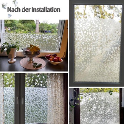 Zindoo Fensterfolie Blickdicht Selbsthaftend 44.5x200cm