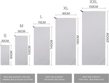 Kompaktes Mikrofaser Handtuch Ultra Leicht 180cm Grau