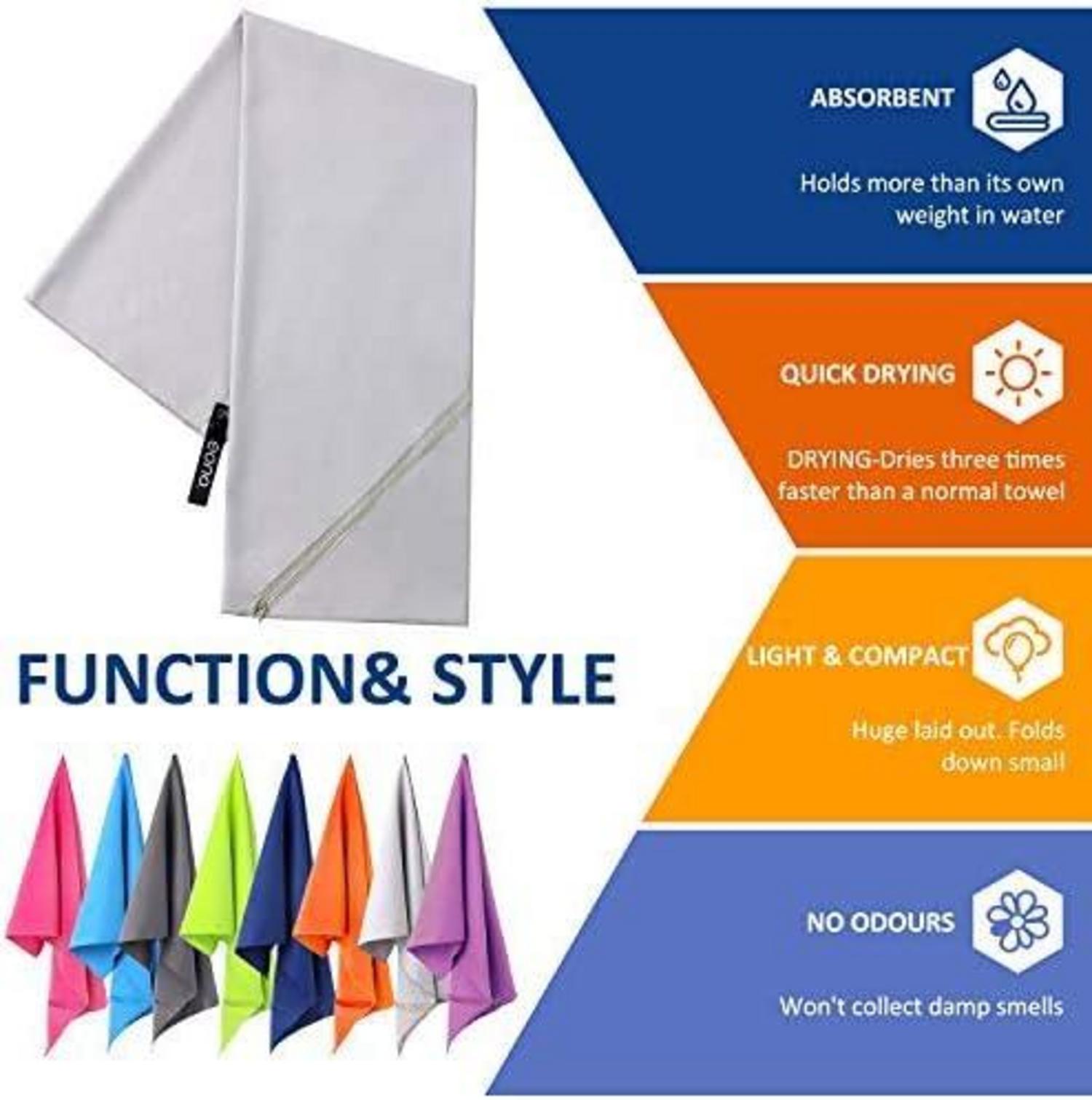 Mikrofaser Handtuch Ultra leicht schnelltrocknend 180x90cm