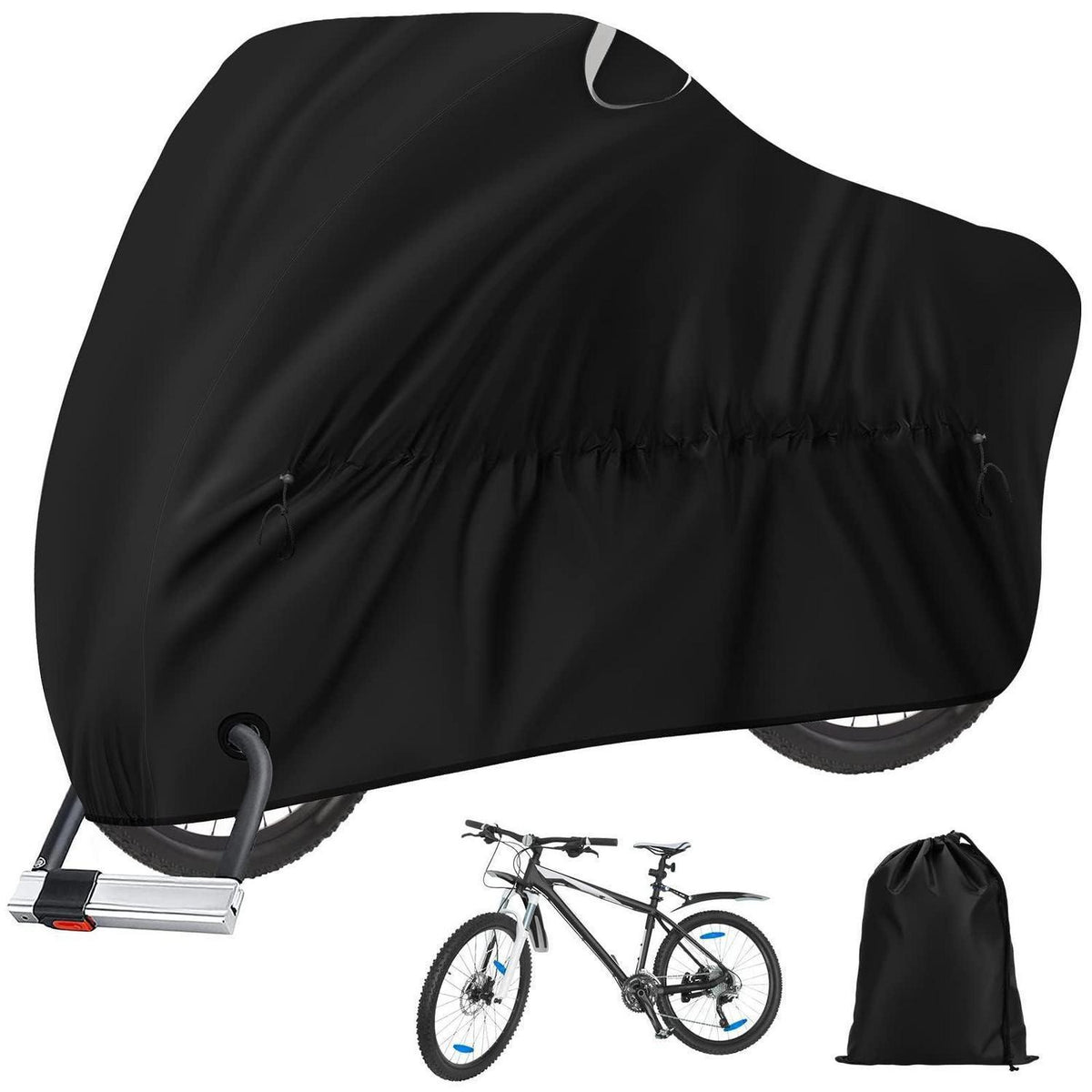 Wasserdichte Fahrradabdeckung 200x110x90cm – Schutzhülle für 1-2 Fahrräder