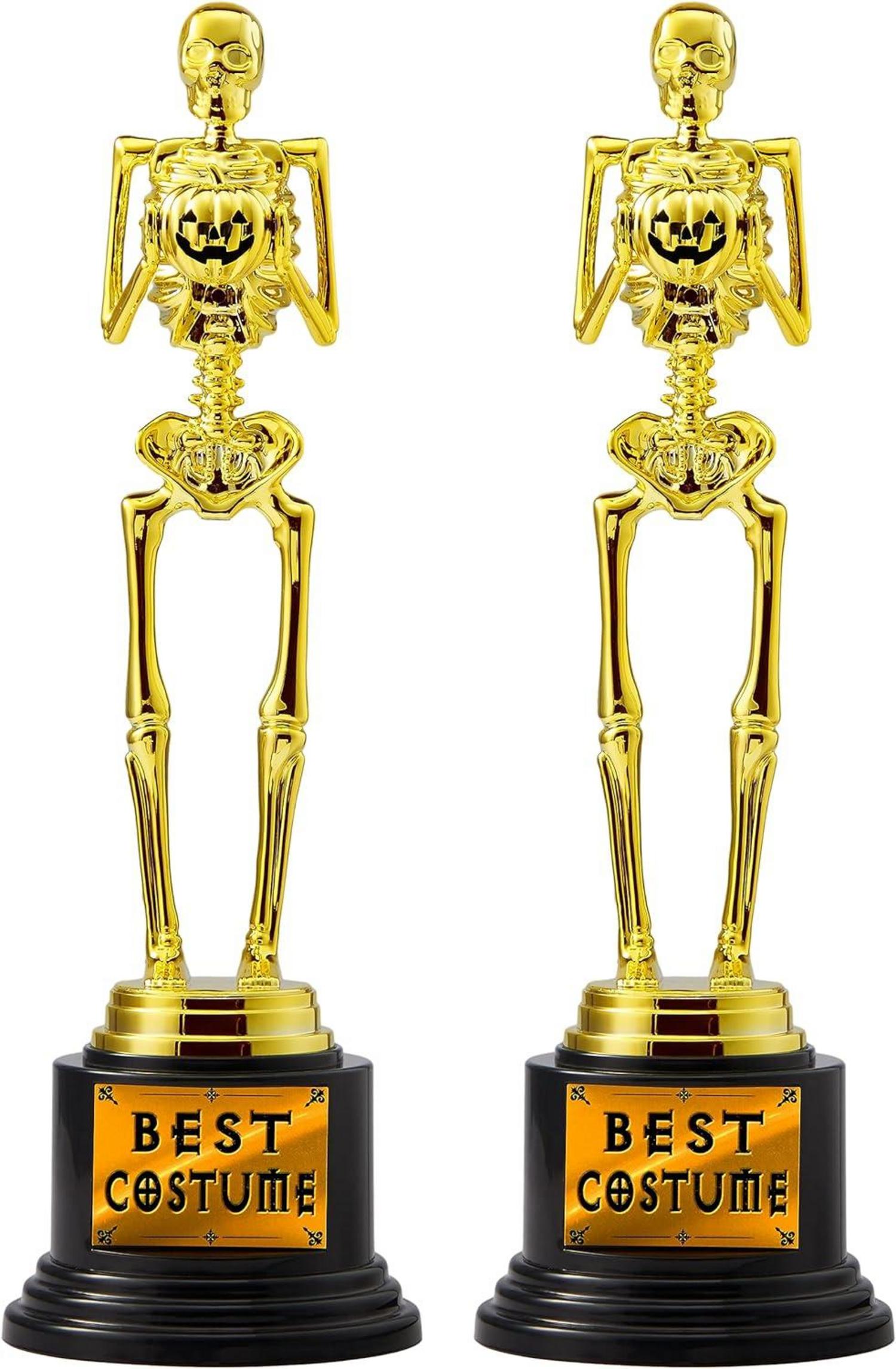 Halloween Beste Kostüm Skelett Trophäe Set 2 Stück