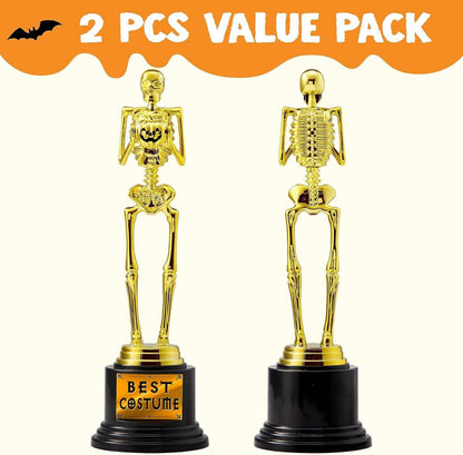 Halloween Beste Kostüm Skelett Trophäe Party Zubehör 2 Stück