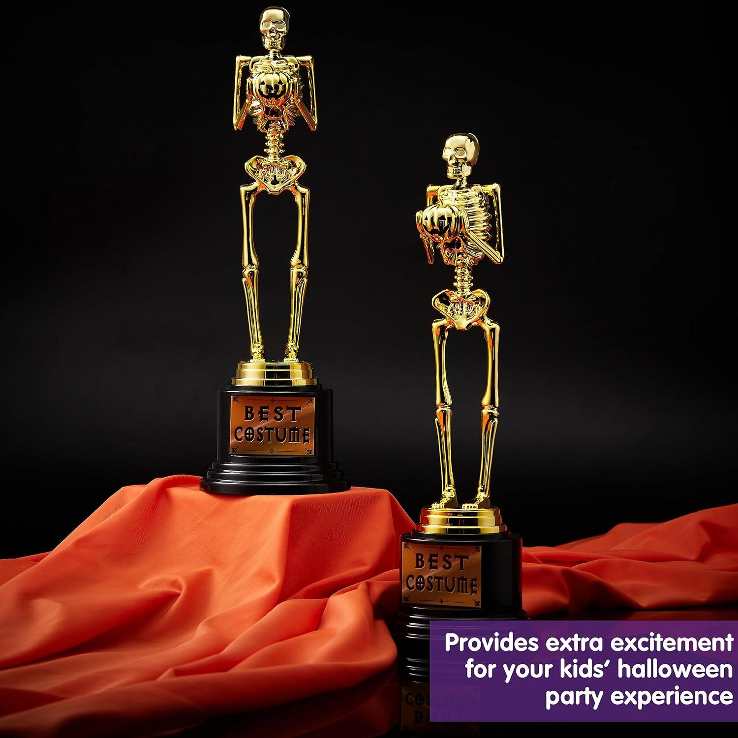 Halloween Skelett Trophäe Kostüm Party Zubehör 2 Stück