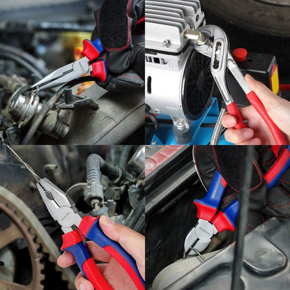 WORKPRO Zangen Set 4tlg. Kombizange Spitzzange