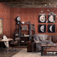 Selbstklebende Tapete Rot Backsteinoptik 44x500cm Wandaufkleber