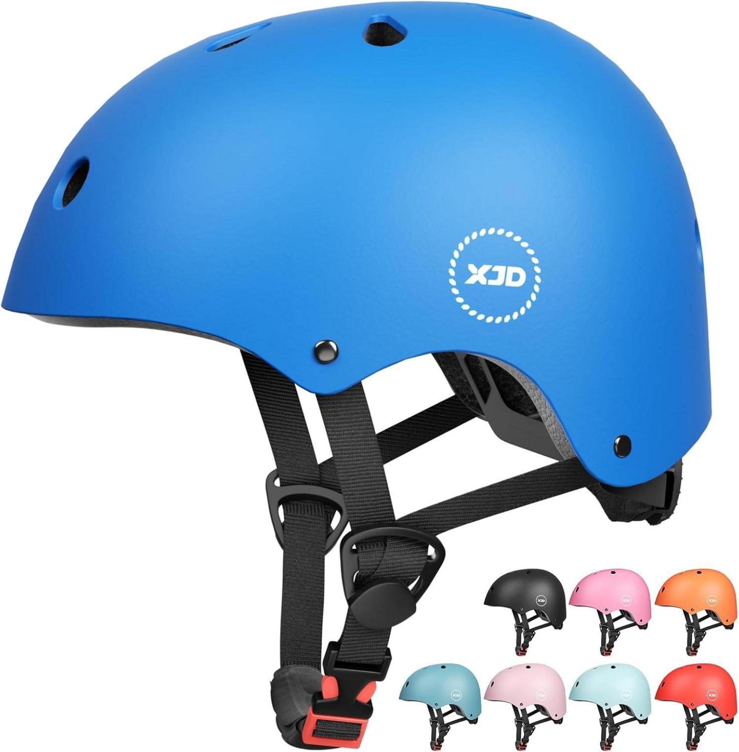 Fahrradhelm Kinder Jugend Multisport Klettern Blau M