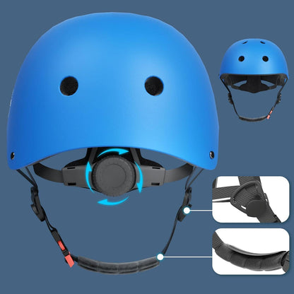 Fahrradhelm Kinder Jugend Multisport Klettern Blau M