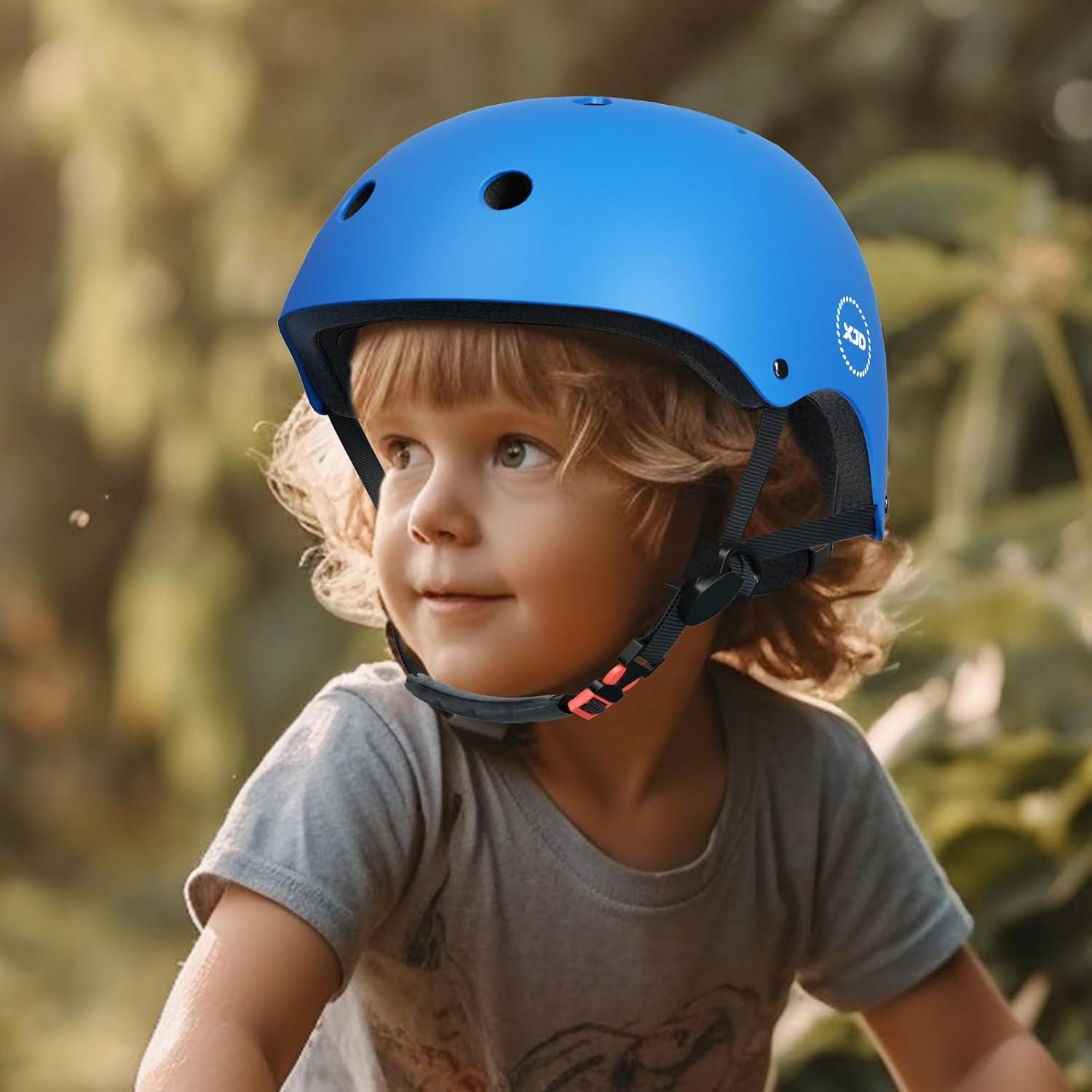 XJD Kinder Jugend Fahrradhelm CE-Zertifizierung Multisport Blau M: 55-57 cm