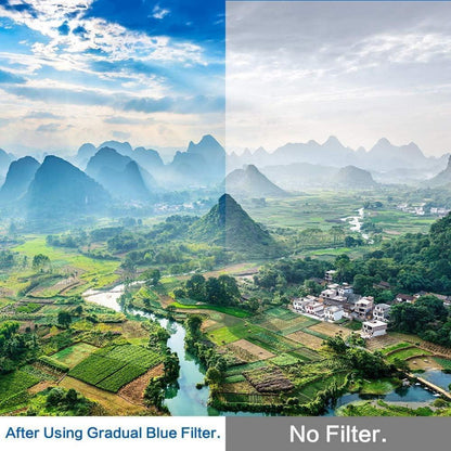 Fotover 9-teiliges Farbfilter-Set mit Graduierung 67 mm für