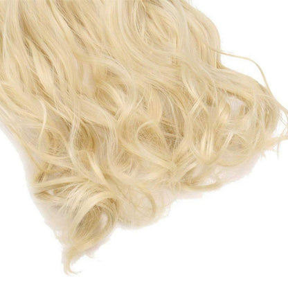 Gewellte Haarverlängerung Blond 73 cm – Clip-in Haarteil