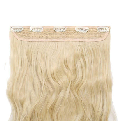 Gewellte Haarverlängerung Blond 73 cm – Clip-in Haarteil