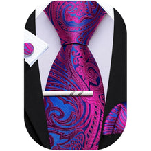 Seide Krawattenset Schwarz Rot geschenke für männer