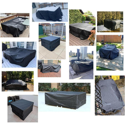 Wasserdichte Gartenmöbel Abdeckung 125x125x74cm, 420D Oxford, UV-beständig