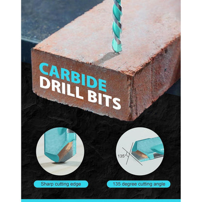 EZARC 5tlg Bohrer Set Hartmetall Sechskantbohrer