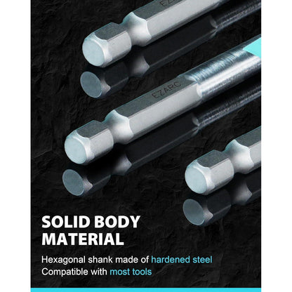 EZARC 5tlg Bohrer Set Hartmetall Sechskantbohrer