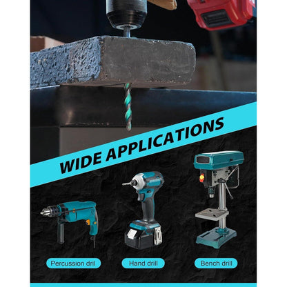 EZARC 5tlg Bohrer Set Hartmetall Sechskantbohrer