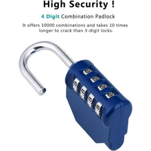 ZHEGE Zahlenschloss 4-stellig Fitnessstudio Schule Outdoor