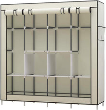 UDEAR Faltschrank Stoffschrank mit wasserdichtem Cover