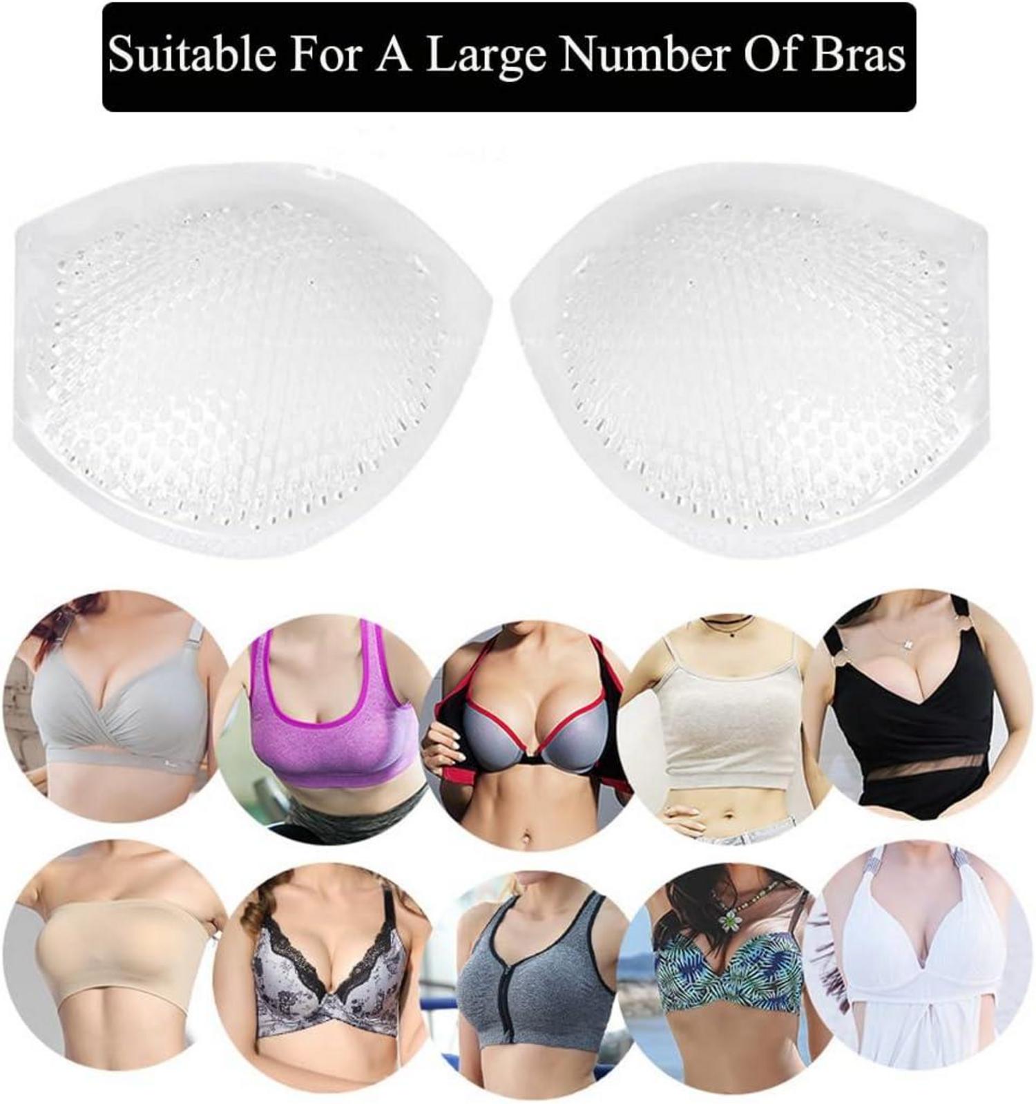 Silikon-Brusteinlagen Push-Up Damen BH wasserdicht atmungsaktiv